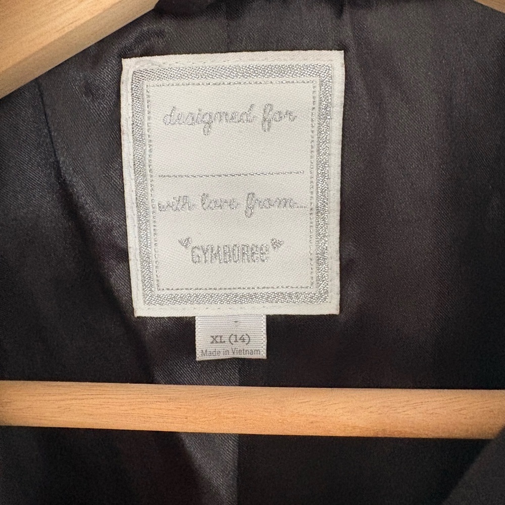Gymboree Kids Black Coat with Faux Fur Collar - Picture 3 of 5